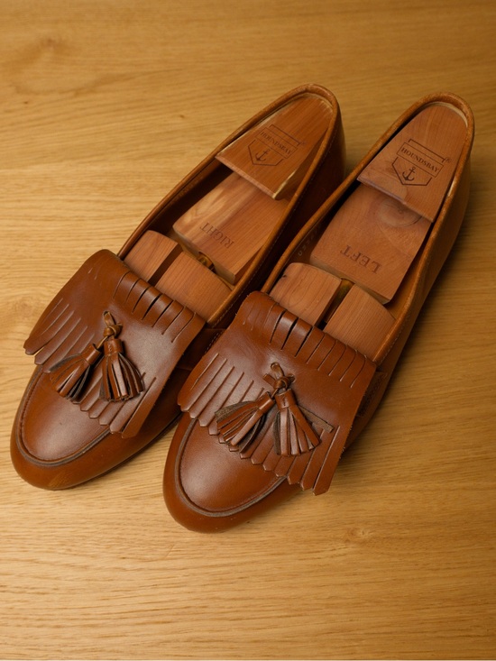 Ralph Lauren Other - Vintage Polo Ralph Lauren Made in Italy Leather Kiltie Tassel Loafers